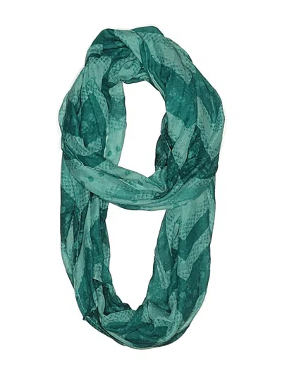 Pre-owned Assorted Brands Scarf In Green