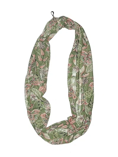 Pre-owned Assorted Brands Scarf In Green