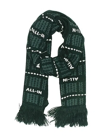 Pre-owned Assorted Brands Scarf In Green