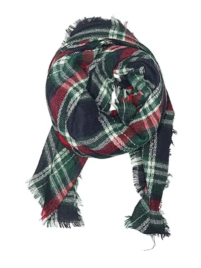 Pre-owned Assorted Brands Scarf In Green