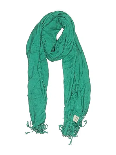 Pre-owned Assorted Brands Scarf In Green