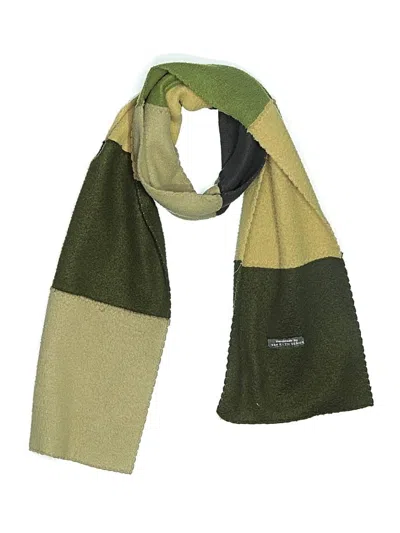 Pre-owned Assorted Brands Scarf In Green
