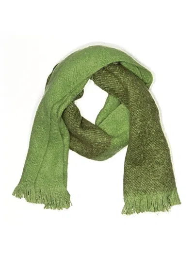 Pre-owned Assorted Brands Scarf In Green