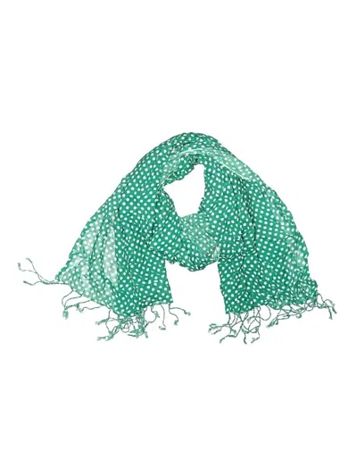 Pre-owned Assorted Brands Scarf In Green