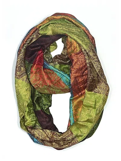 Pre-owned Assorted Brands Scarf In Green