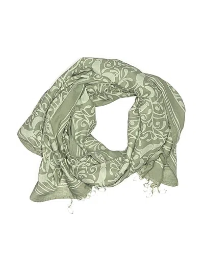 Pre-owned Assorted Brands Scarf In Green