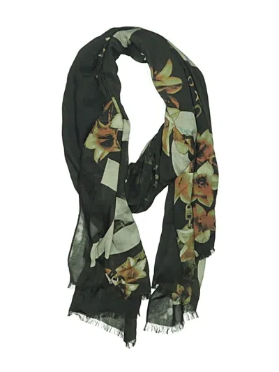 Pre-owned Assorted Brands Scarf In Green