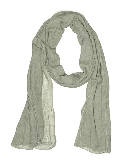 Pre-owned Assorted Brands Scarf In Green