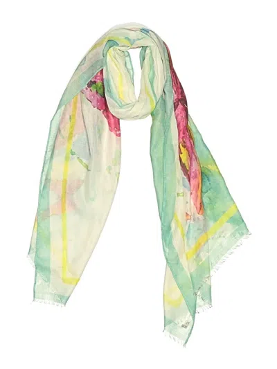Pre-owned Assorted Brands Scarf In Green