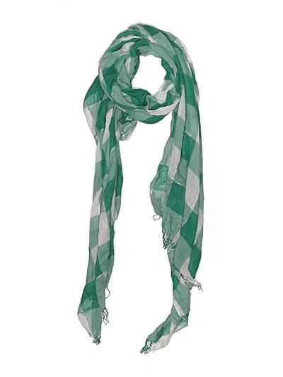 Pre-owned Assorted Brands Scarf In Green