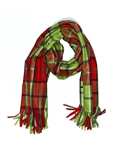 Pre-owned Assorted Brands Scarf In Green