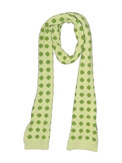 Pre-owned Assorted Brands Scarf In Green