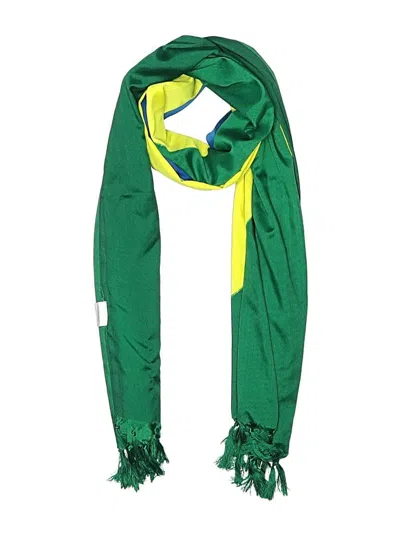 Pre-owned Assorted Brands Scarf In Green