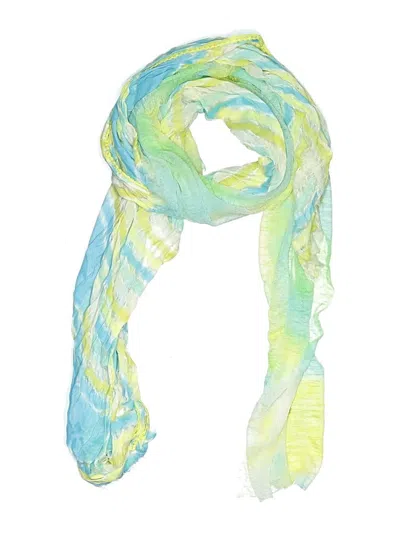 Pre-owned Assorted Brands Scarf In Green