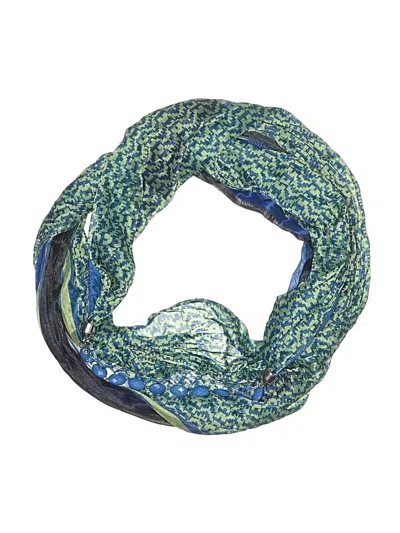 Pre-owned Assorted Brands Scarf In Green