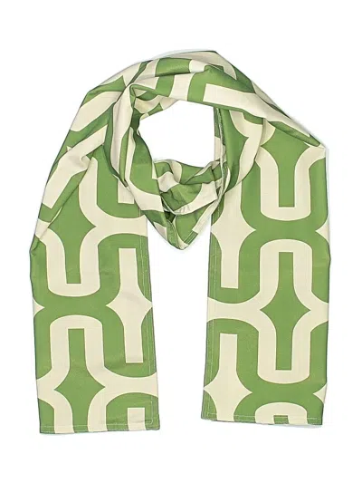 Pre-owned Assorted Brands Scarf In Green