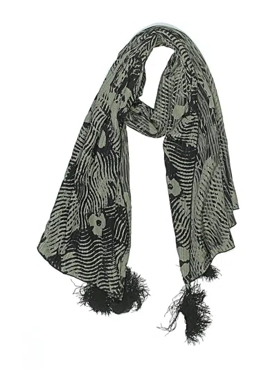 Pre-owned Assorted Brands Scarf In Green