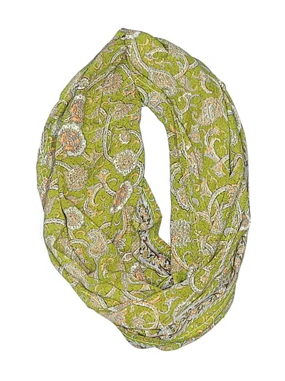 Pre-owned Assorted Brands Scarf In Green