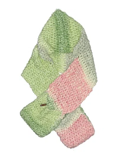 Pre-owned Assorted Brands Scarf In Green