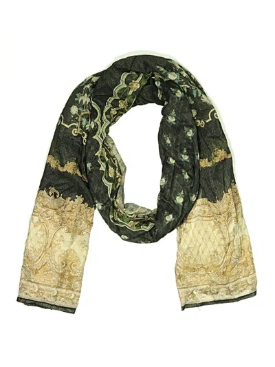 Pre-owned Assorted Brands Scarf In Green