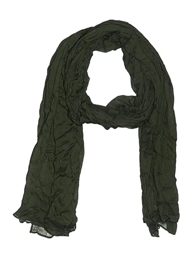 Pre-owned Assorted Brands Scarf In Green