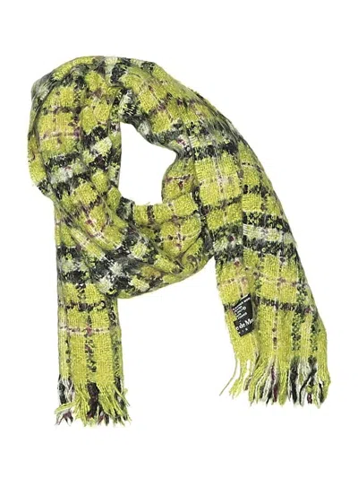 Pre-owned Assorted Brands Scarf In Green