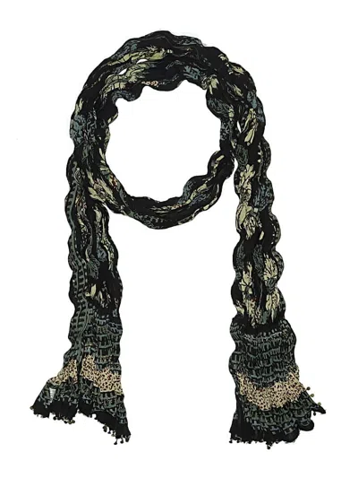 Pre-owned Assorted Brands Scarf In Green