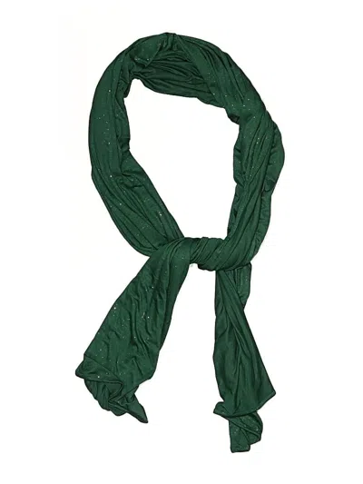 Pre-owned Assorted Brands Scarf In Green