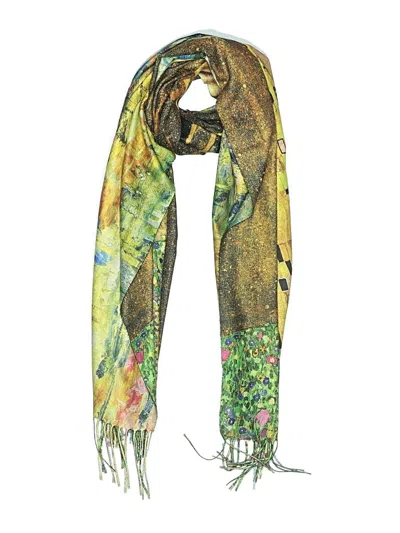 Pre-owned Assorted Brands Scarf In Green