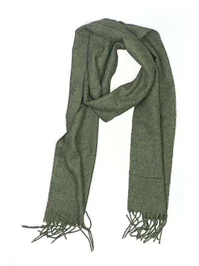 Pre-owned Assorted Brands Scarf In Green