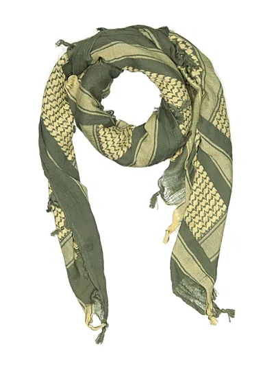 Pre-owned Assorted Brands Scarf In Green