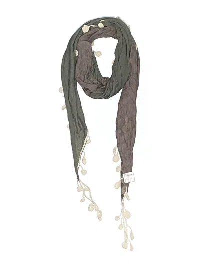 Pre-owned Assorted Brands Scarf In Green