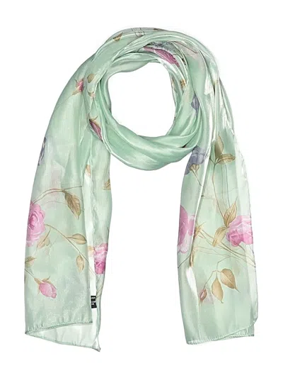 Pre-owned Assorted Brands Scarf In Green