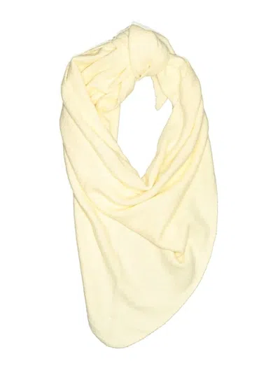 Pre-owned Assorted Brands Scarf In Ivory