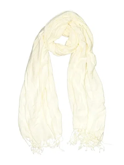 Pre-owned Assorted Brands Scarf In Ivory