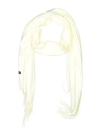 Pre-owned Assorted Brands Scarf In Ivory