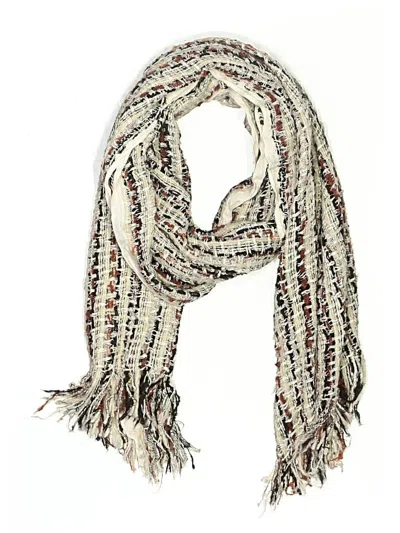 Pre-owned Assorted Brands Scarf In Ivory