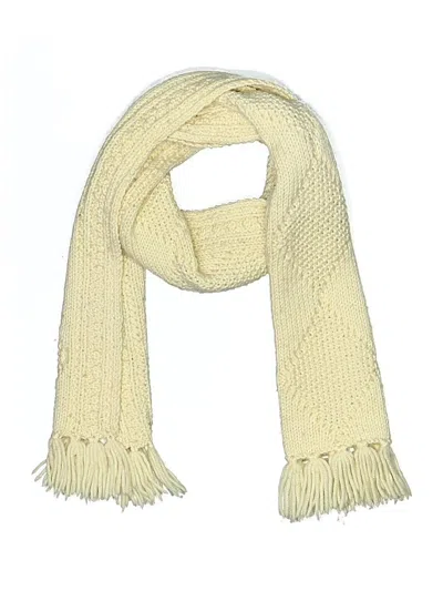 Pre-owned Assorted Brands Scarf In Ivory