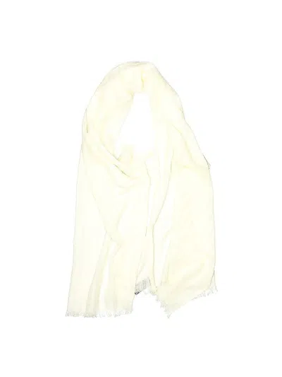 Pre-owned Assorted Brands Scarf In Ivory
