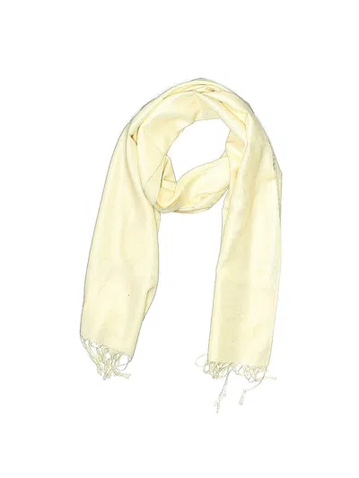 Pre-owned Assorted Brands Scarf In Ivory