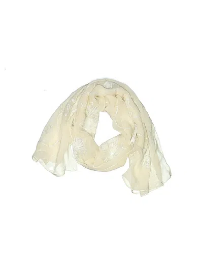 Pre-owned Assorted Brands Scarf In Ivory
