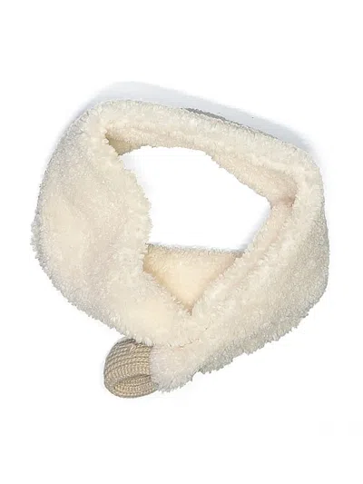 Pre-owned Assorted Brands Scarf In Ivory