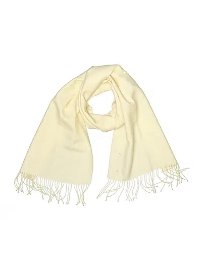 Pre-owned Assorted Brands Scarf In Ivory