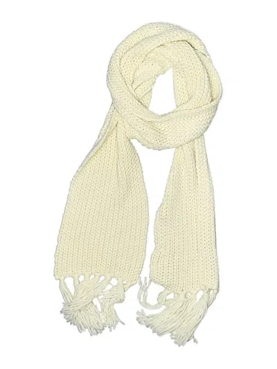 Pre-owned Assorted Brands Scarf In Ivory