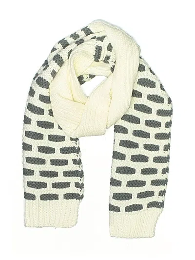 Pre-owned Assorted Brands Scarf In Ivory