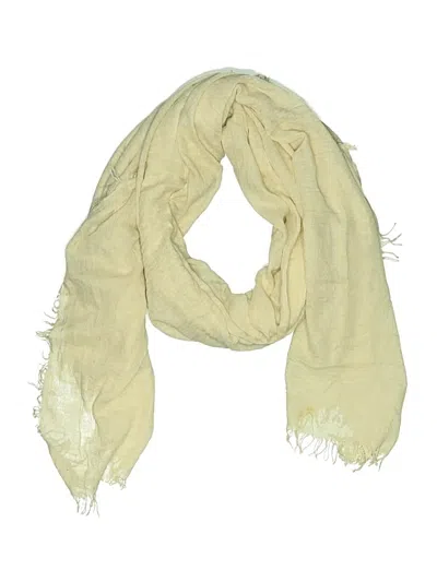 Pre-owned Assorted Brands Scarf In Ivory