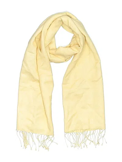 Pre-owned Assorted Brands Scarf In Ivory