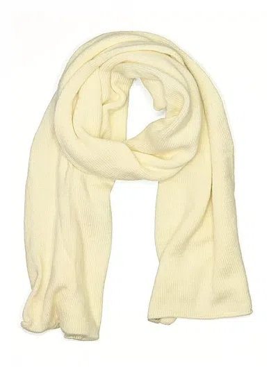 Pre-owned Assorted Brands Scarf In Ivory