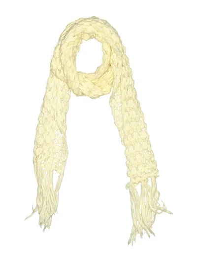 Pre-owned Assorted Brands Scarf In Ivory
