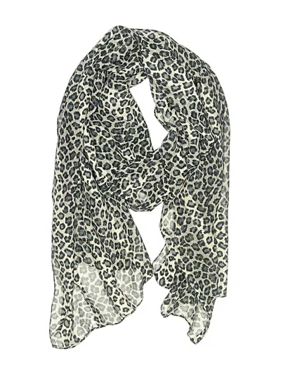 Pre-owned Assorted Brands Scarf In Ivory